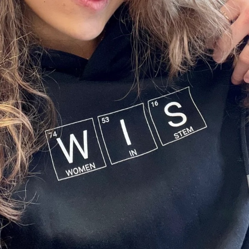 STEM potential Women In Stem Periodic Table Black Sweatshirt